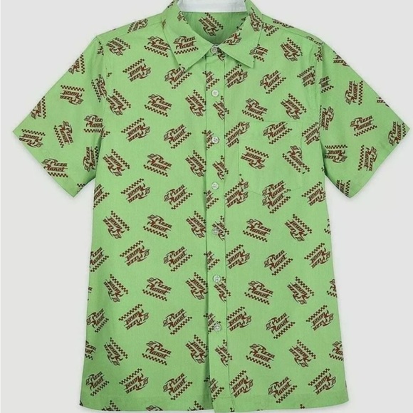 Disney Other - NWOT Disneyland Pizza Planet Button Down
